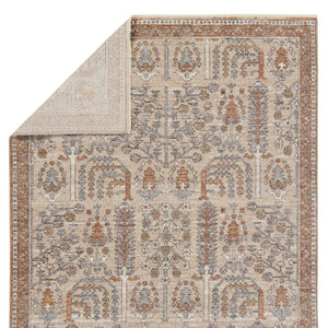Jaipur Living Lark Regard Lar05 Powerloomed Machinemade 100% Polyester Traditional Floral Indoor Rug Tan, Bronze 100% Polyester Rug155292