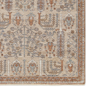 Jaipur Living Lark Regard Lar05 Powerloomed Machinemade 100% Polyester Traditional Floral Indoor Rug Tan, Bronze 100% Polyester Rug155292