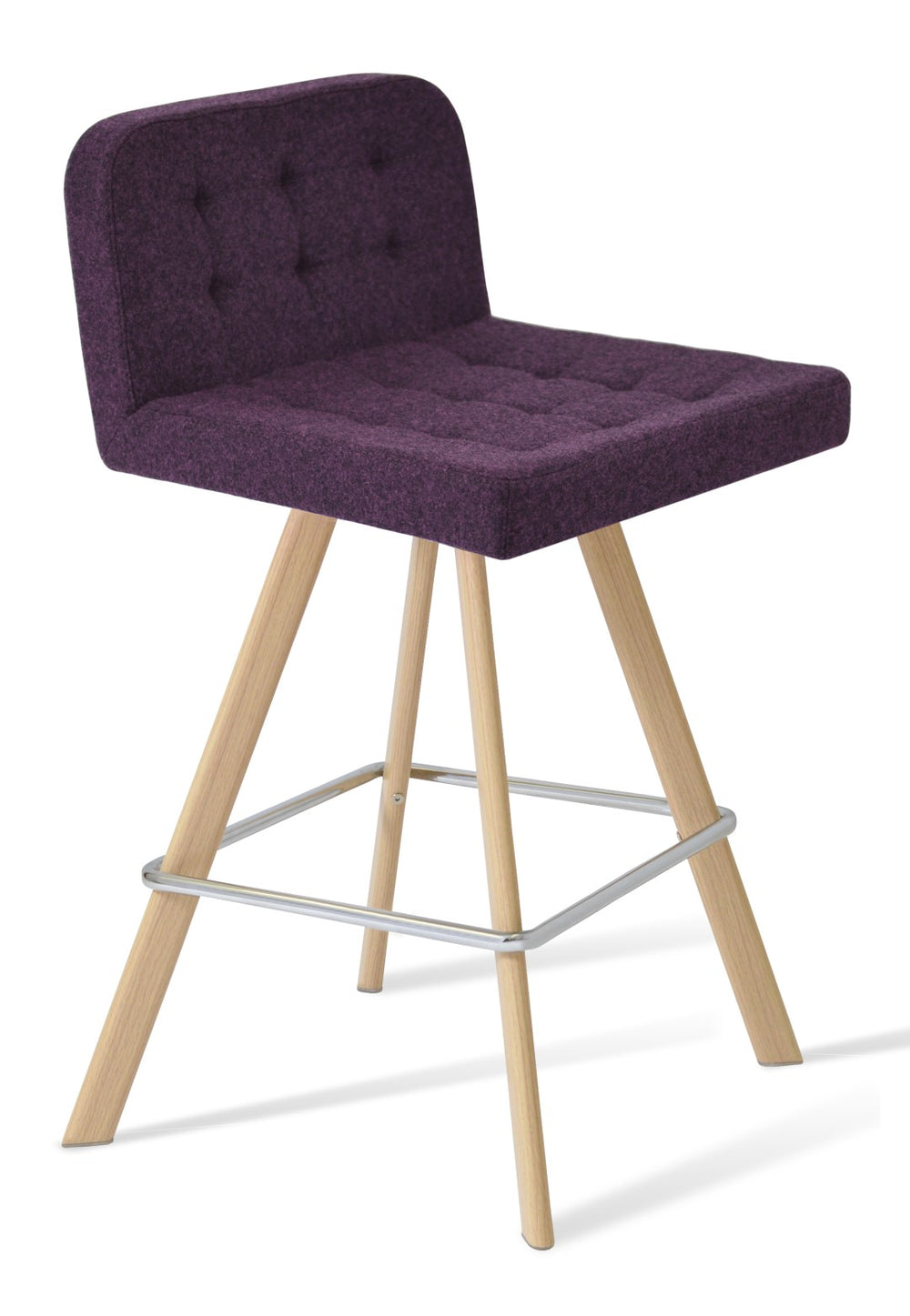 Soho Concept Patara Stylish Swivel Dining Chair Set - Camira Boucle Fabric & Genuine Leather, 10-year Guarantee   Soho-concept-dining-chair-08892