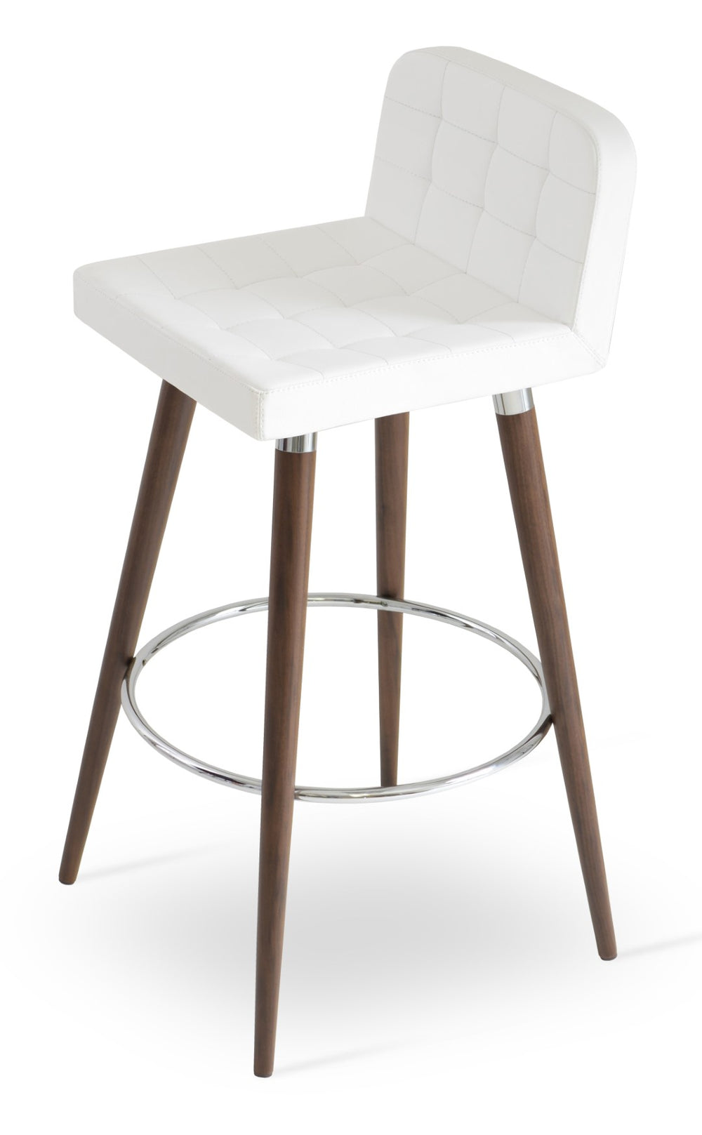 Soho Concept Patara Wood Dining Chair - Elegant Beech Design, Premium Fabrics, 10-year Warranty, Ergonomic Comfort Walnut,White  Soho-concept-dining-chair-08897