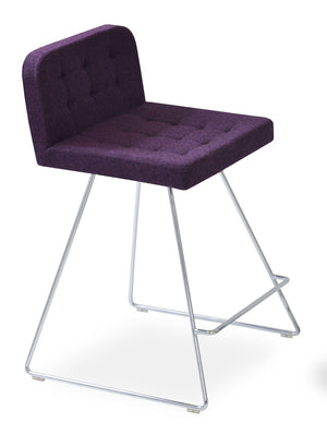 Soho Concept Pera Wire Counter & Bar Stools: Stylish Boucle, Velvet, Nubuck Fabrics, 10-year Guarantee, Made In Turkiye   Soho-concept-dining-chair-08894