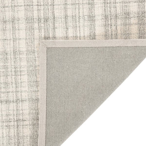 Amer Rugs Laurel Farmhouse Plaid Hand-tufted Wool Area Rug – Elegant Soft Texture For Timeless Home Decor Ivory Wool Lau10203