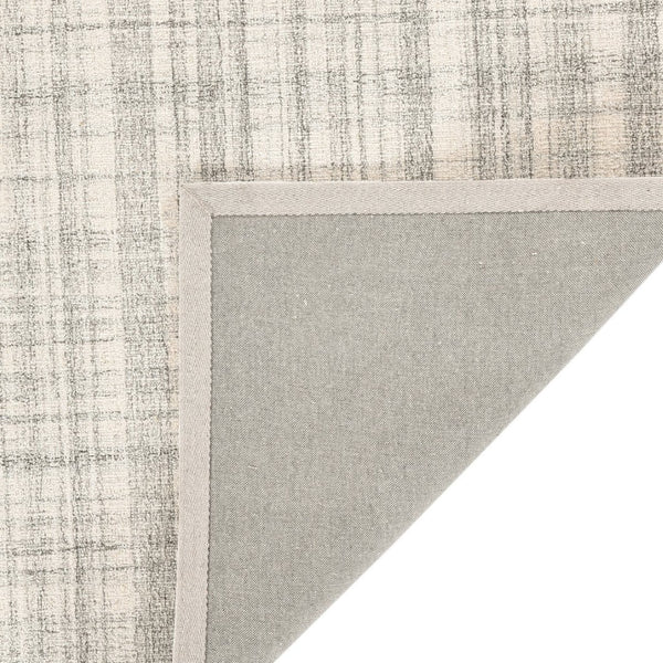 Amer Rugs Laurel Farmhouse Plaid Hand-tufted Wool Area Rug – Elegant Soft Texture For Timeless Home Decor Ivory Wool Lau10203