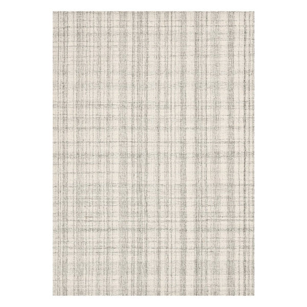 Amer Rugs Laurel Farmhouse Plaid Hand-tufted Wool Area Rug – Elegant Soft Texture For Timeless Home Decor Ivory Wool Lau10203
