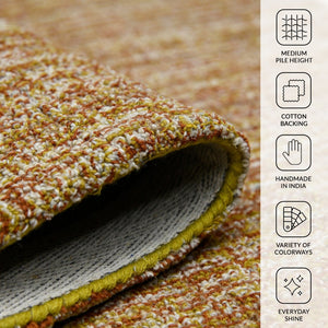 Amer Rugs Laurel Farmhouse Plaid Hand-tufted Wool Area Rug – Elegant Soft Texture For Timeless Home Decor Rust Wool Lau110203