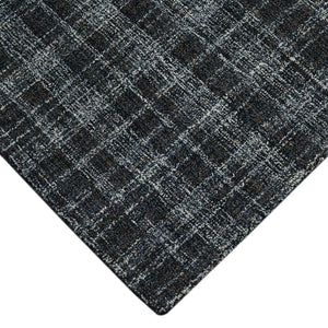 Amer Rugs Laurel Farmhouse Plaid Hand-tufted Wool Area Rug – Elegant Soft Texture For Timeless Home Decor Charcoal Wool Lau120203