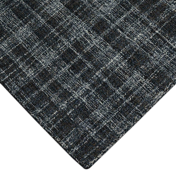 Amer Rugs Laurel Farmhouse Plaid Hand-tufted Wool Area Rug – Elegant Soft Texture For Timeless Home Decor Charcoal Wool Lau120203