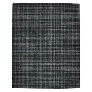 Amer Rugs Laurel Farmhouse Plaid Hand-tufted Wool Area Rug – Elegant Soft Texture For Timeless Home Decor Charcoal Wool Lau120203