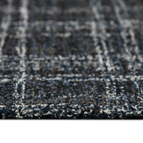 Amer Rugs Laurel Farmhouse Plaid Hand-tufted Wool Area Rug – Elegant Soft Texture For Timeless Home Decor Charcoal Wool Lau120203