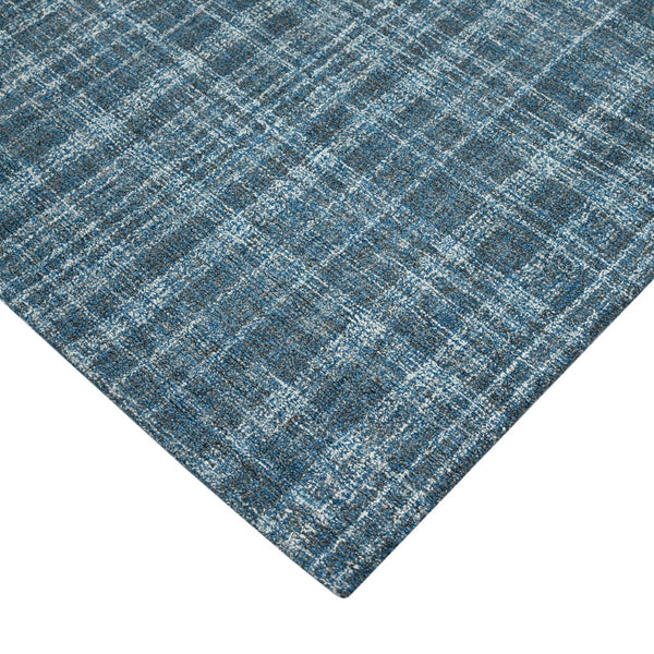 Amer Rugs Laurel Farmhouse Plaid Hand-tufted Wool Area Rug – Elegant Soft Texture For Timeless Home Decor Turquoise Blue Wool Lau20203