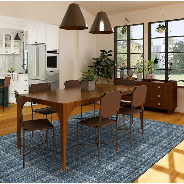 Amer Rugs Laurel Farmhouse Plaid Hand-tufted Wool Area Rug – Elegant Soft Texture For Timeless Home Decor Turquoise Blue Wool Lau20203