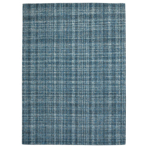 Amer Rugs Laurel Farmhouse Plaid Hand-tufted Wool Area Rug – Elegant Soft Texture For Timeless Home Decor Turquoise Blue Wool Lau20203