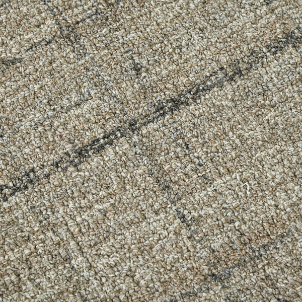 Amer Rugs Laurel Farmhouse Plaid Hand-tufted Wool Area Rug – Elegant Soft Texture For Timeless Home Decor Camel Wool Lau40203
