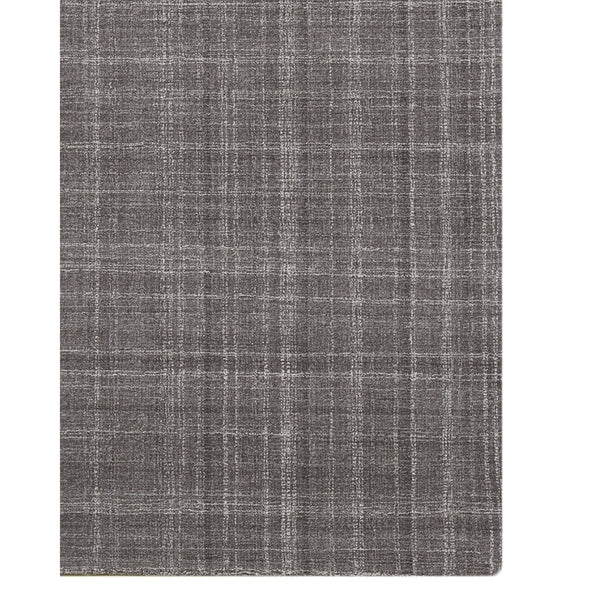Amer Rugs Laurel Farmhouse Plaid Hand-tufted Wool Area Rug – Elegant Soft Texture For Timeless Home Decor Graphite Wool Lau50203