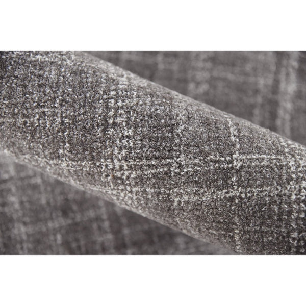 Amer Rugs Laurel Farmhouse Plaid Hand-tufted Wool Area Rug – Elegant Soft Texture For Timeless Home Decor Graphite Wool Lau50203