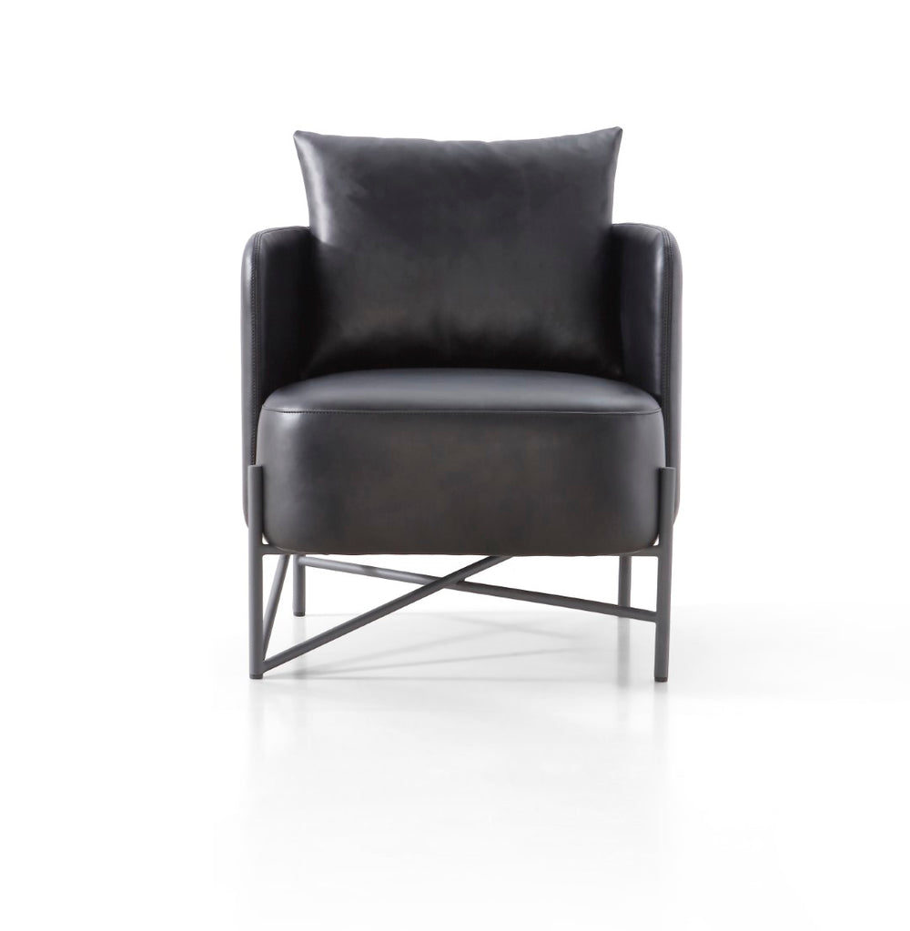 Soho Concept Laurent Arm Chair - Premium Genuine Leather Upholstery For Elegant Comfort And Support Up To 350 Lbs Laurent  Soho-concept-dining-chair-12121