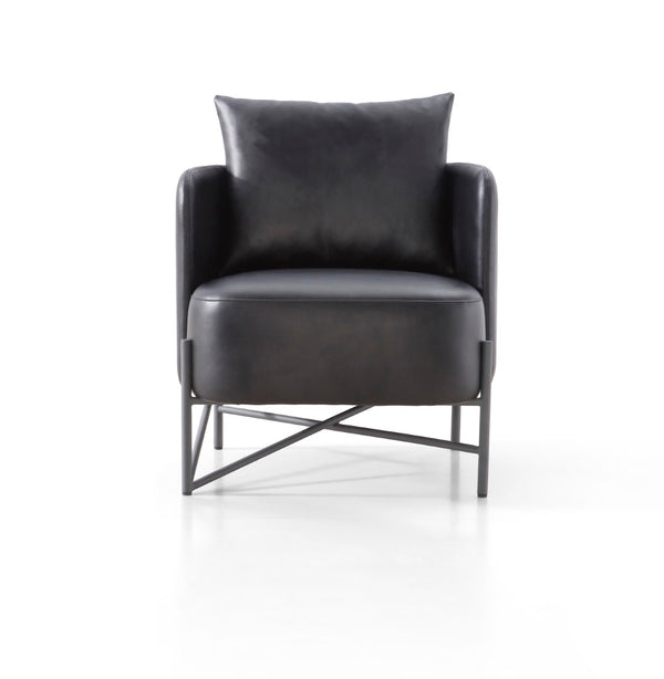 Soho Concept Laurent Arm Chair - Premium Genuine Leather Upholstery For Elegant Comfort And Support Up To 350 Lbs Laurent  Soho-concept-dining-chair-12121