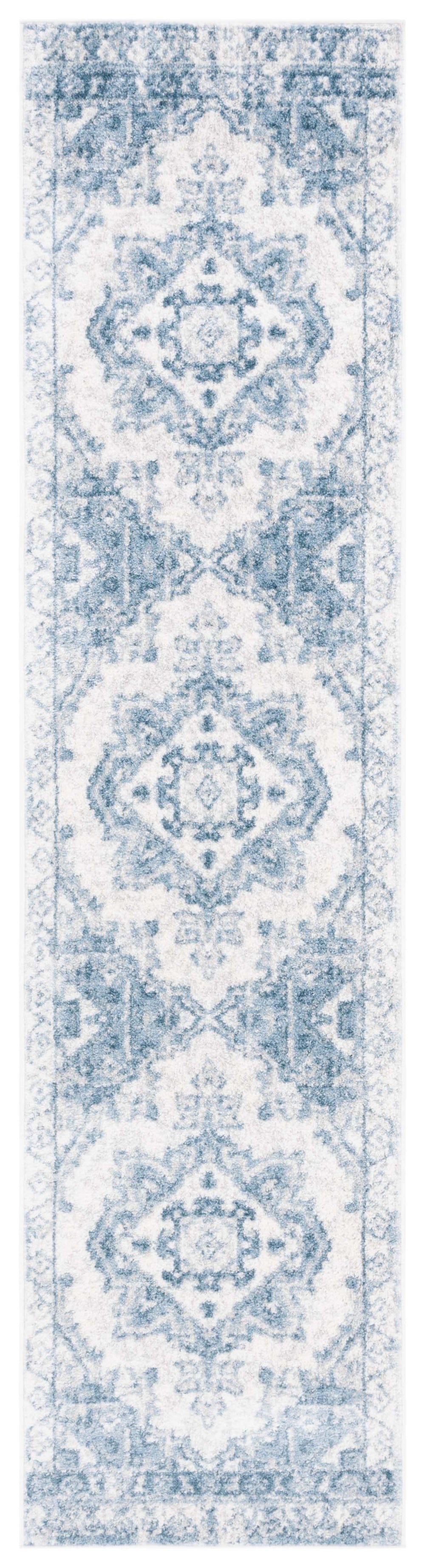 Safavieh Layla Transitional Area Rug - Luxurious Turkish Design With Timeless Elegance For Home Decor Ivory Grey ,Blue 78% Polypropylene,14% Jute,8% Latex Lay100a-10