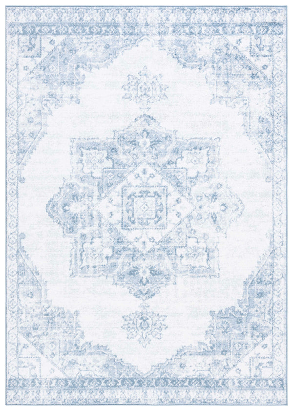 Safavieh Layla Transitional Area Rug - Luxurious Turkish Design With Timeless Elegance For Home Decor Ivory Grey ,Blue 78% Polypropylene,14% Jute,8% Latex Lay100a-10