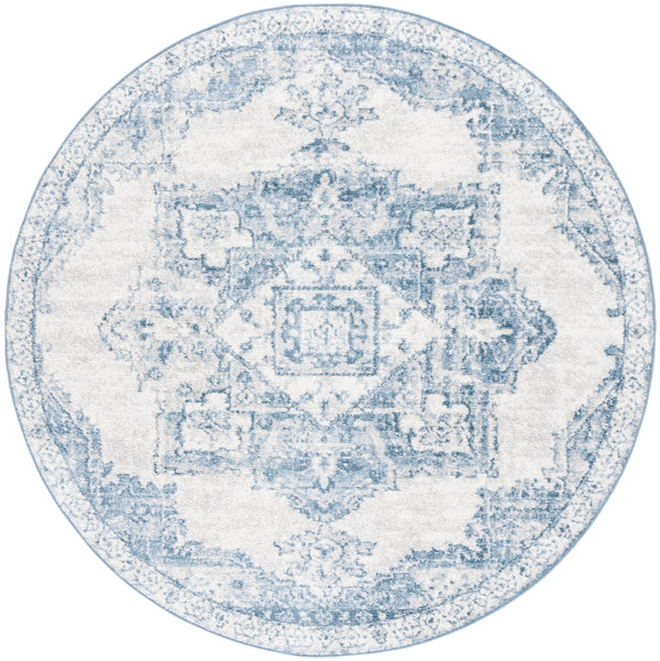 Safavieh Layla Transitional Area Rug - Luxurious Turkish Design With Timeless Elegance For Home Decor Ivory Grey ,Blue 78% Polypropylene,14% Jute,8% Latex Lay100a-10