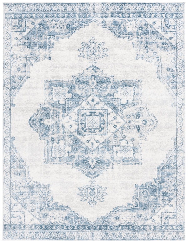 Safavieh Layla Transitional Area Rug - Luxurious Turkish Design With Timeless Elegance For Home Decor Ivory Grey ,Blue 78% Polypropylene,14% Jute,8% Latex Lay100a-10