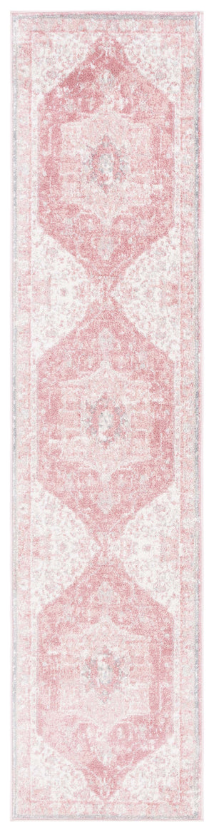 Safavieh Layla Area Rug In Elegant Transitional Style - Luxurious Comfort And Timeless Design For Any Room Ivory Grey ,Pink 78% Polypropylene,14% Jute,8% Latex Lay108u-27
