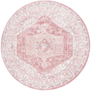 Safavieh Layla Area Rug In Elegant Transitional Style - Luxurious Comfort And Timeless Design For Any Room Ivory Grey ,Pink 78% Polypropylene,14% Jute,8% Latex Lay108u-27