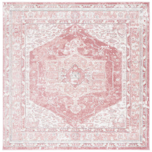 Safavieh Layla Area Rug In Elegant Transitional Style - Luxurious Comfort And Timeless Design For Any Room Ivory Grey ,Pink 78% Polypropylene,14% Jute,8% Latex Lay108u-27