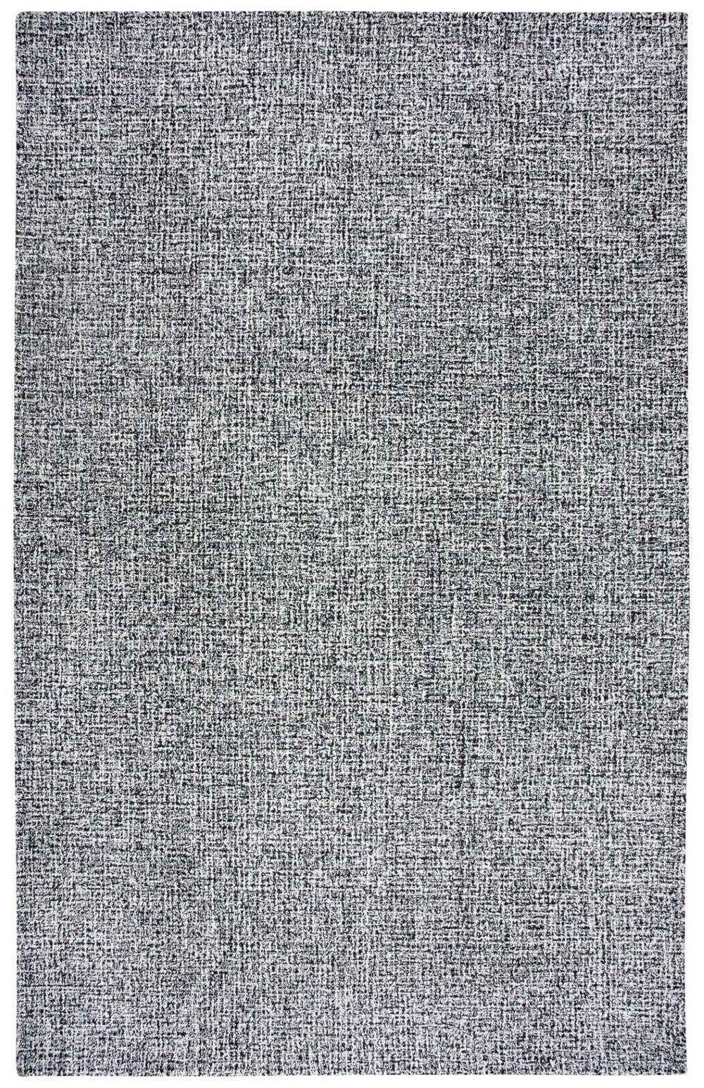 Alora Decor London Charcoal Tweed Wool Rug Hand-Tufted Low-Profile Texture For Casual-Transitional Rooms 12' x 15' LONLD100006371215