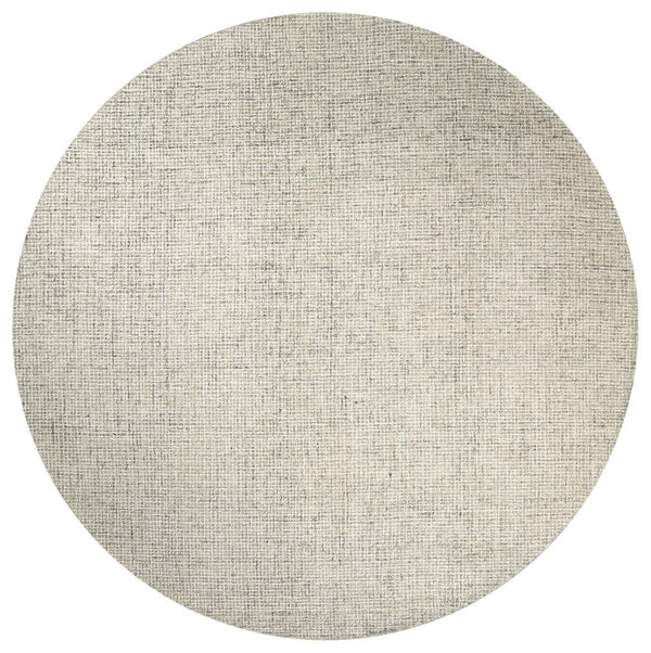Alora Decor London Beige Round Rug Hand-Tufted 100% Wool — Plush Tweed Texture, Dense Pile, Casual-Transitional Style 10' x 10' LONLD1001043710RD