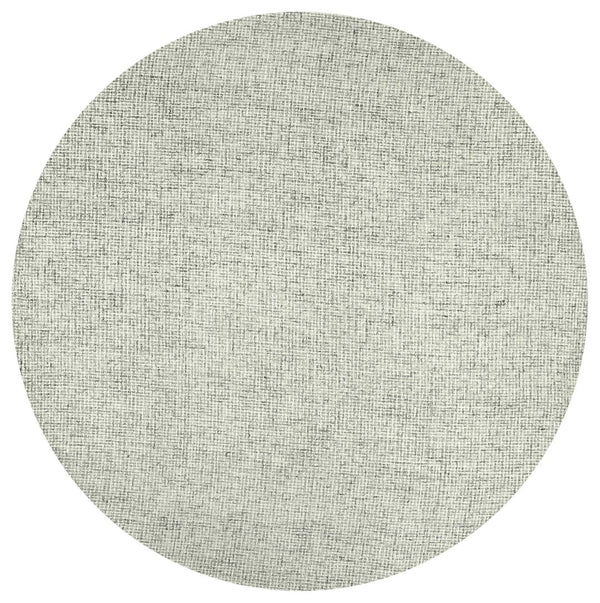 Alora Decor London Hand-Tufted Green Round Rug In 100% Wool With Marbled Tweed Texture For Cozy Modern Rooms 8' x 8' LONLD1002303708RD