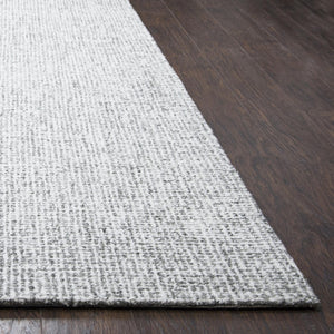 Alora Decor London Gray Runner Hand-Tufted Wool With Tweed Texture, Durable Plush Finish For Hallways & Entryways 2'6" x 10' LONLD100333372610