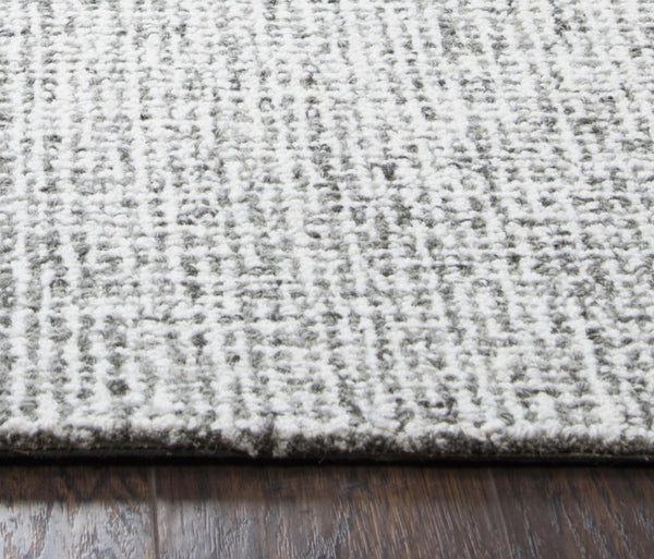 Alora Decor London Gray Runner Hand-Tufted Wool With Tweed Texture, Durable Plush Finish For Hallways & Entryways 2'6" x 10' LONLD100333372610