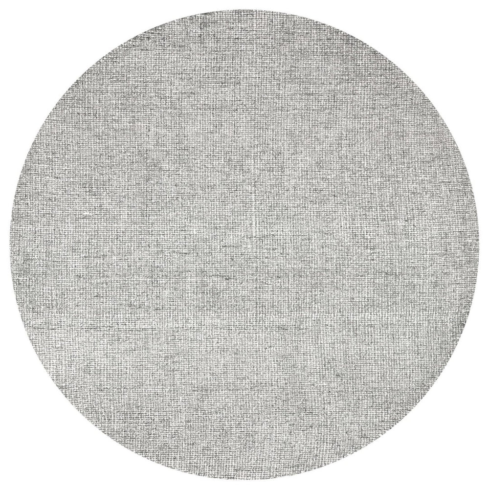 Alora Decor London Hand‑Tufted Wool Rug In London Gray Tweed Finish—Soft Dense Pile, Durable Edge, Timeless Style 10' x 10' LONLD1003333710RD