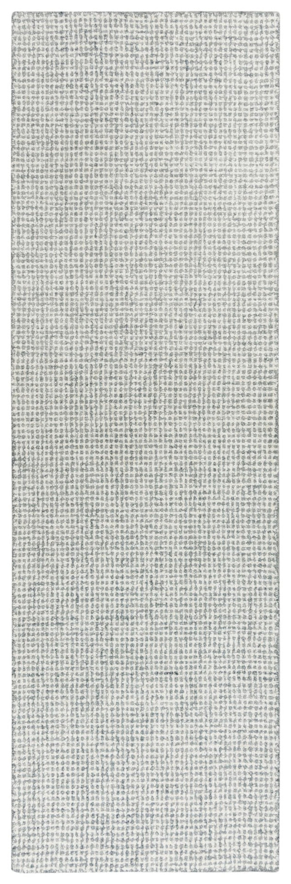 Alora Decor London Gray Runner Hand-Tufted Wool With Tweed Texture, Durable Plush Finish For Hallways & Entryways 2'6" x 10' LONLD100333372610