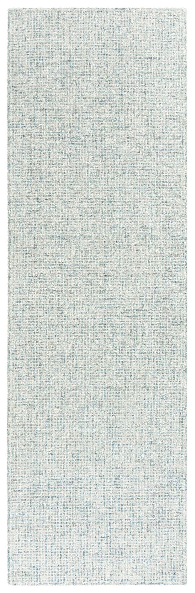 Alora Decor London London Blue Hand‑Tufted Wool Runner — Tweed Texture, Plush Durable Natural Fiber Hallway Rug 2'6" x 8' LONLD100409552608