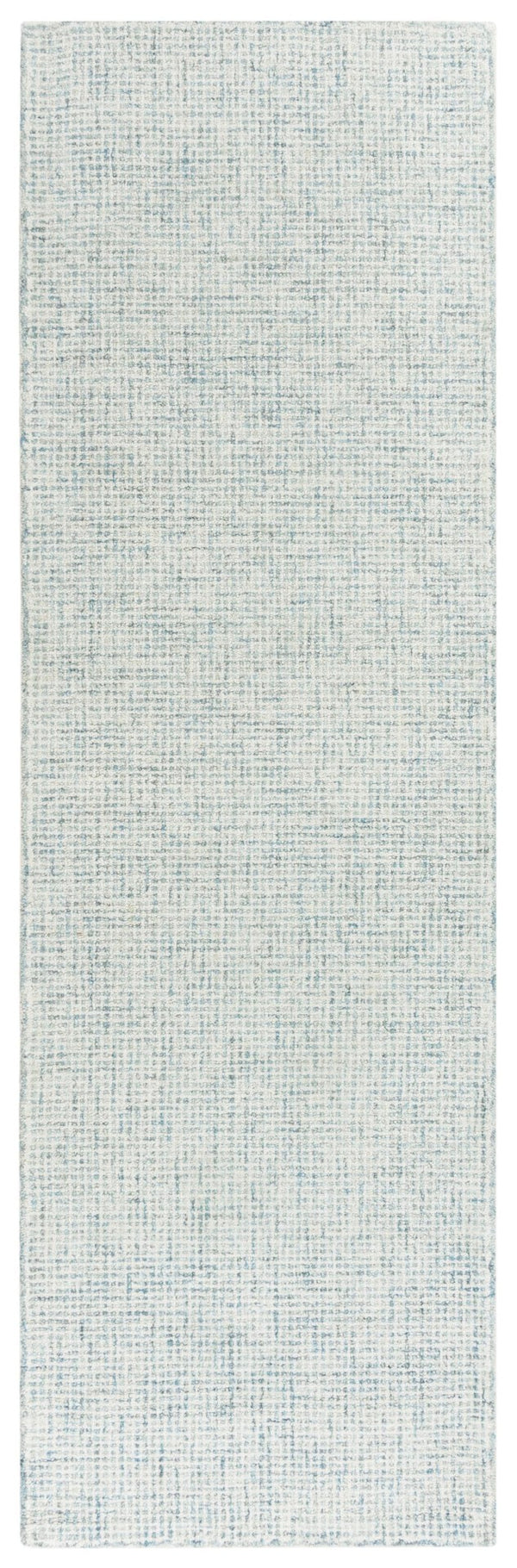 Alora Decor London London Blue Hand‑Tufted Wool Runner — Tweed Texture, Plush Durable Natural Fiber Hallway Rug 2'6" x 8' LONLD100409552608