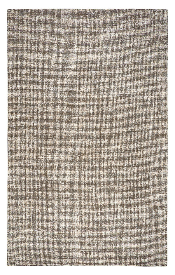 Alora Decor London Hand-Tufted Brown Wool Rug With Tweed Texture, Plush Dense Pile And Clean Edge Finish 3' x 5' LONLD100512370305