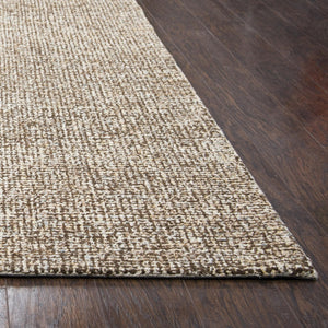 Alora Decor London Hand-Tufted Brown Wool Rug With Tweed Texture, Plush Dense Pile And Clean Edge Finish 3' x 5' LONLD100512370305