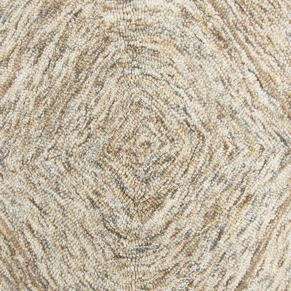 Alora Decor London Hand-Tufted Wool Rug With Brown Trellis Pattern — Durable, Soft, Transitional Accent Piece 9' x 12' LONLD100600120912