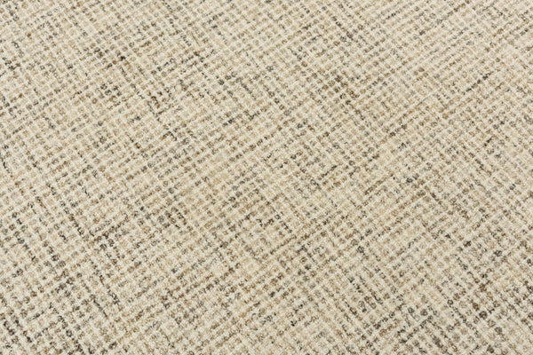 Alora Decor London Hand-Tufted Wool Rug In Beige Tweed Texture — Casual-Transitional, Plush Durable Comfort 3' x 5' LONLD101604120305