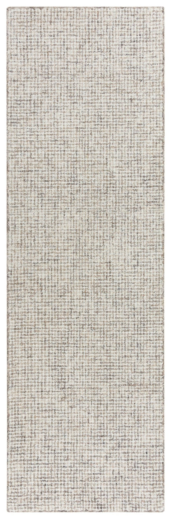Alora Decor London Tweed Beige Runner Rug Hand-Tufted 100% Wool | Plush Low-Pile Hallway & Entry Accent LONLD101604122608