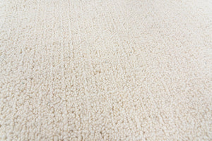 Alora Decor London Hand-Tufted White Wool Runner — 100% Natural Wool, Textured Loop Pile, Durable For Hallways LONLD101793932608