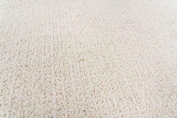 Alora Decor London Hand-Tufted White Wool Runner — 100% Natural Wool, Textured Loop Pile, Durable For Hallways LONLD101793932608
