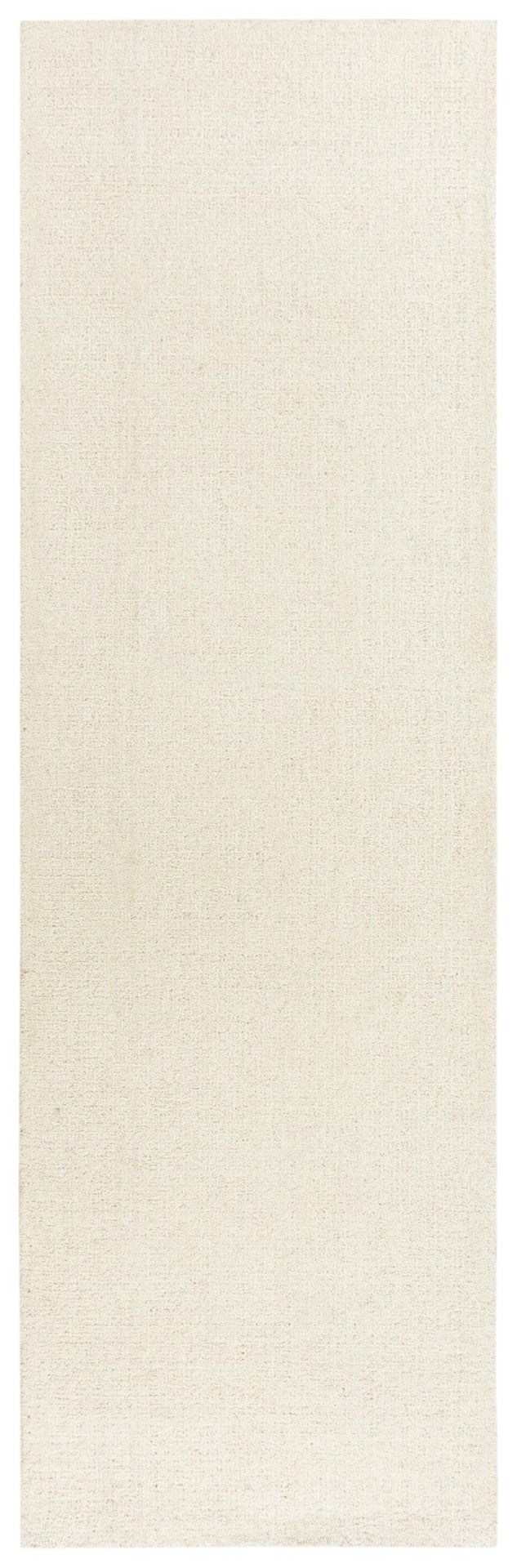 Alora Decor London Hand-Tufted White Wool Runner — 100% Natural Wool, Textured Loop Pile, Durable For Hallways LONLD101793932608