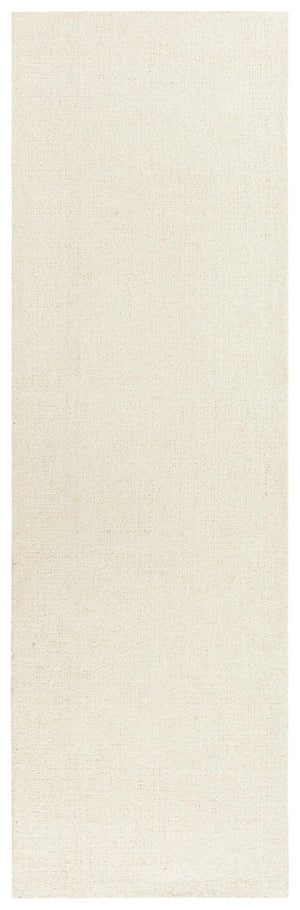 Alora Decor London Hand-Tufted White Wool Runner — 100% Natural Wool, Textured Loop Pile, Durable For Hallways LONLD101793932608