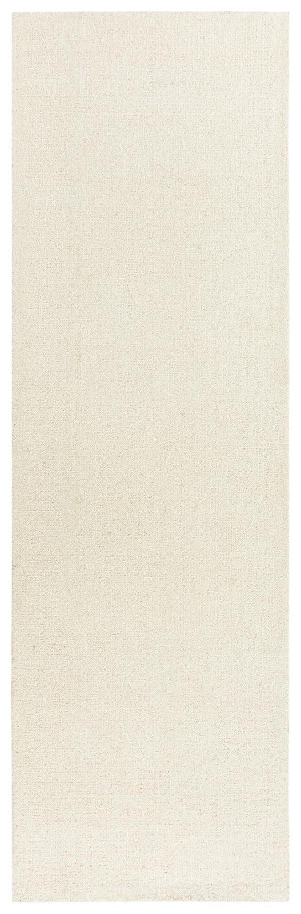 Alora Decor London Hand-Tufted White Wool Runner — 100% Natural Wool, Textured Loop Pile, Durable For Hallways LONLD101793932608