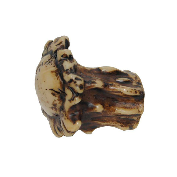 Hiend Accents Antler Knob Set - Rustic Resin Cabinet Knobs For Unique Home Décor And Easy Installation Brown Resin Ld6004