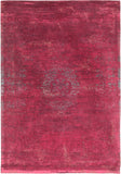 Louis de Pootere Fading World Medallion 100% PET Poly Mechanically Woven Jacquard Flatweave Traditional / Oriental Rug Scarlet 9'2" x 12'10"
