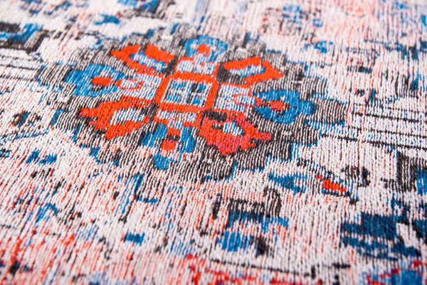 Louis de Pootere Antiquarian Heriz 100% PET Poly Mechanically Woven Jacquard Flatweave Traditional / Oriental Rug Classic Brick 9'2" x 12'10"